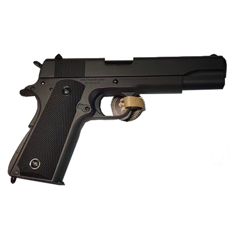 战鹰原厂精品m1911金属模型枪no可发射成人玩具zy1空挂回膛激光枪冷媒