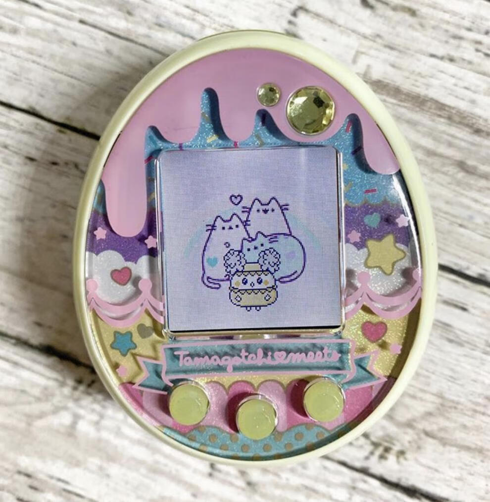 万代tamagotchimeets拓麻歌子pix花花电子宠物蛋奇迹花园英文版紫色