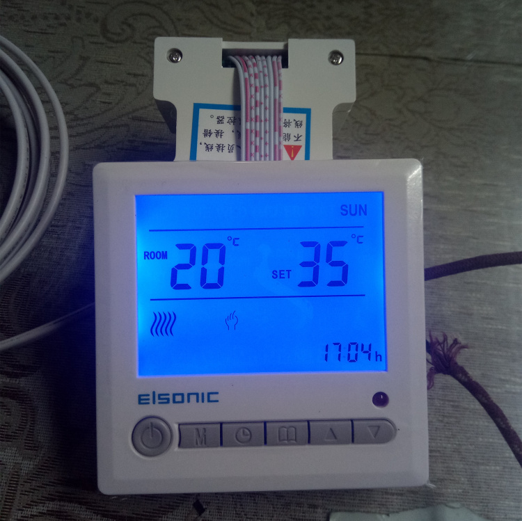 一卷绣 地暖温控面板电地暖温控器r6500 水地暖控制器