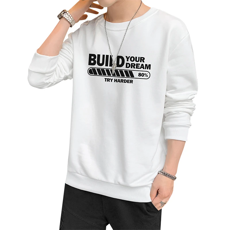 New Autumn Loose Long-sleeved Students Men's Youth Couples Sweats Pullover Tops@ 