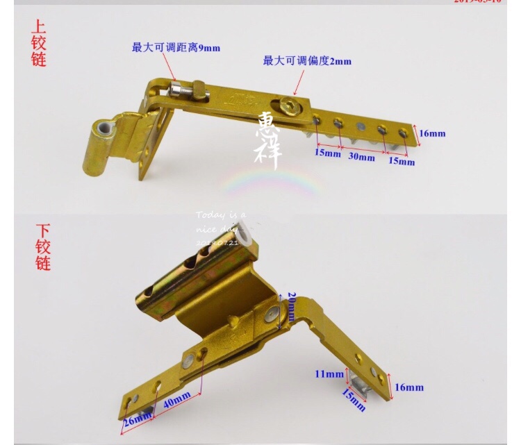 塑钢门窗铰链平开窗合页塑钢角部铰链窗户合页180度平开合页绞链门用