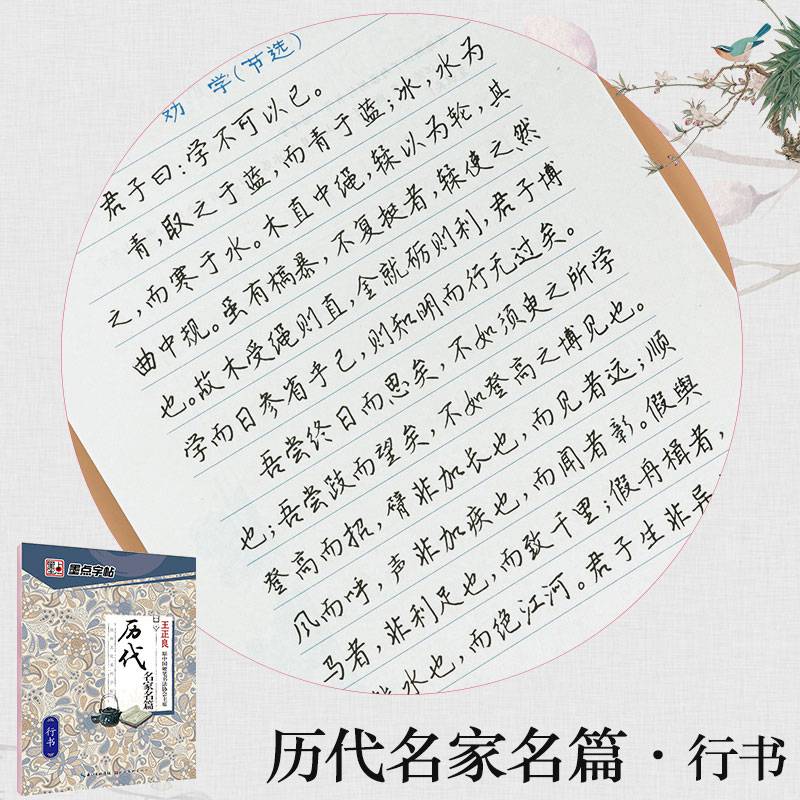 历代名家名篇行书经典文化系列字帖王正良硬笔书法钢笔字帖成人行书