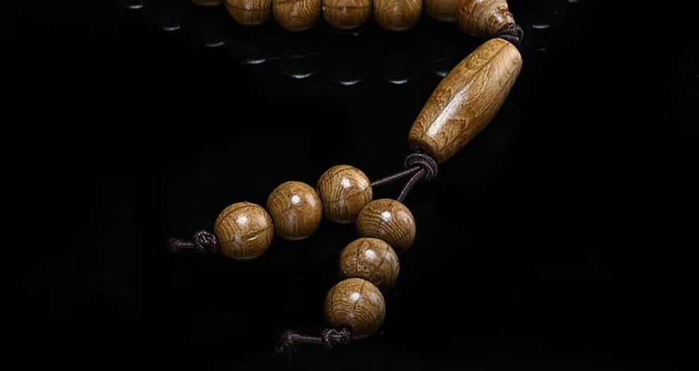手链108颗龙须藤降龙木六条纹佛珠20手串依莲妃15mm15颗老料莲蓬挂饰