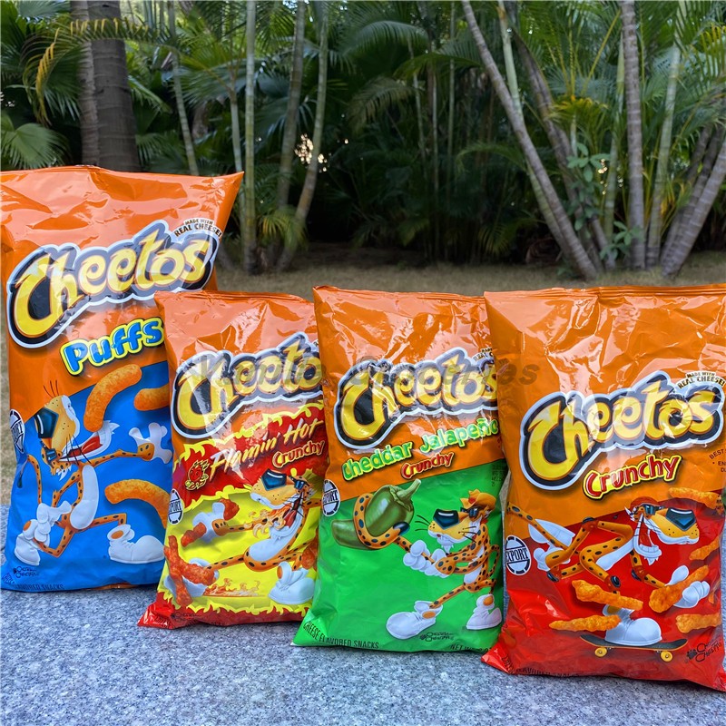 进口食品 休闲零食 膨化食品 美国奇多芝士味玉米大直条小吃cheetos