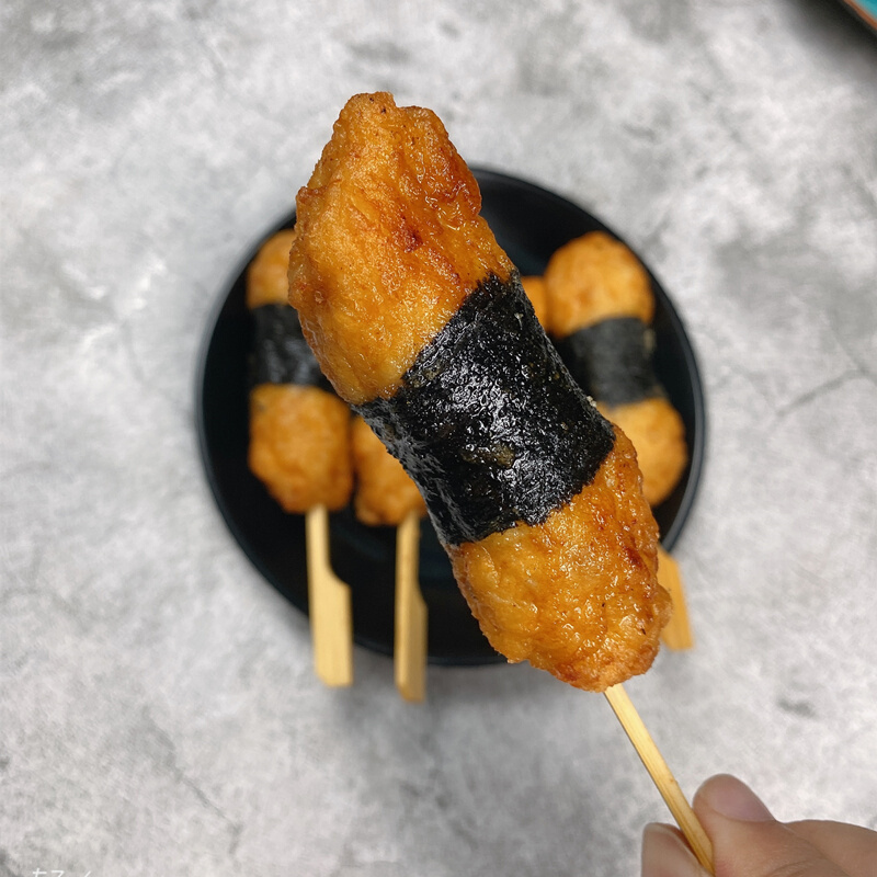 海苔鸡肉串大成海苔鸡肉20串日式关东煮食材便利店火锅烧烤速冻食品