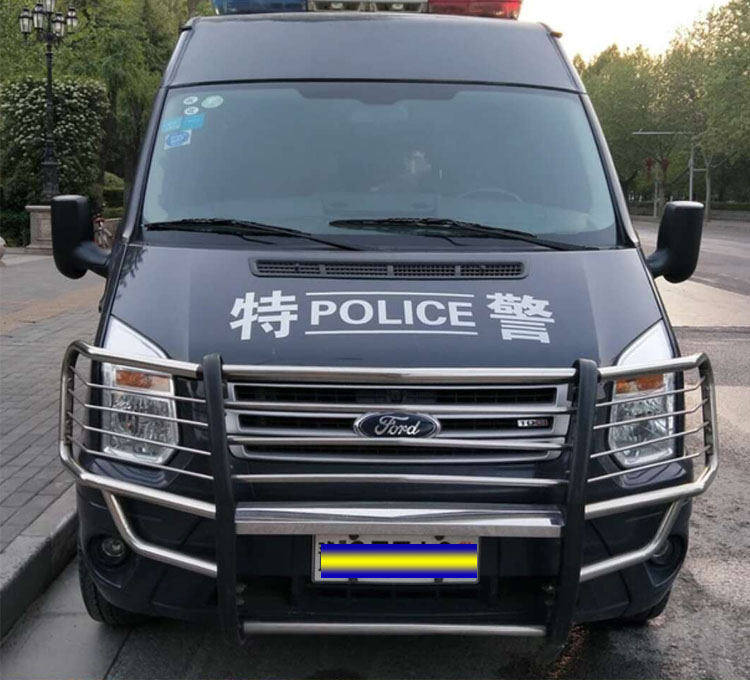 福特全顺新时代v348保险杠全顺新时代改装杠前后杠警车防护防撞梁新