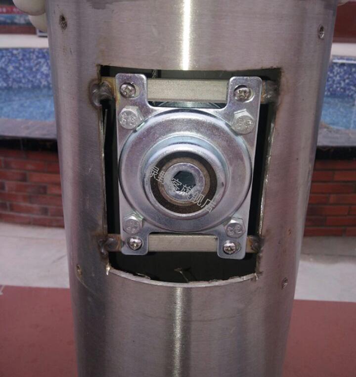 旗杆内置升降器升降摇轮手摇器手动升旗装置摇把绕绳器旗杆内置手摇