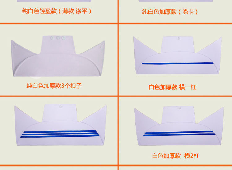 乔与乔伊护士帽护士帽女白色蓝色圆帽浅蓝色调节粉色小号绿色燕尾帽子