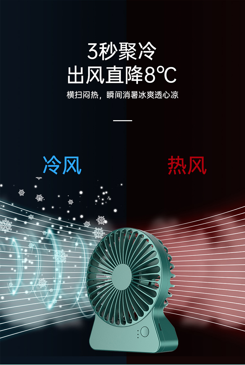 三星samsung适用于usb小风扇迷你静音手持电风扇便携式随身小型电动手