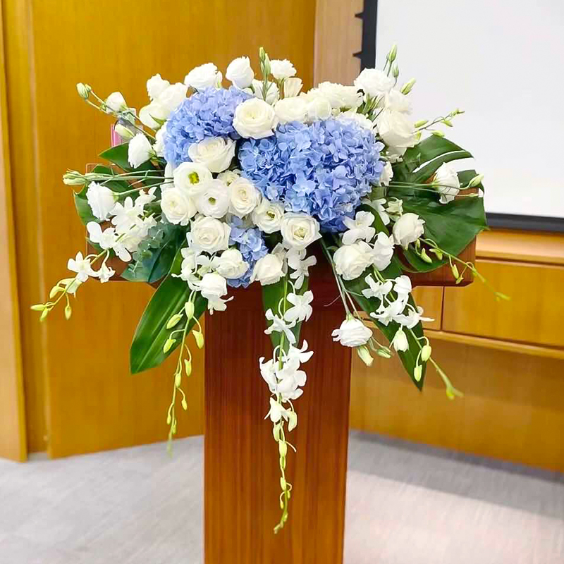 情之诺鲜花速递同城会议桌花商务宴会讲台花杭州送花店北京上海广州
