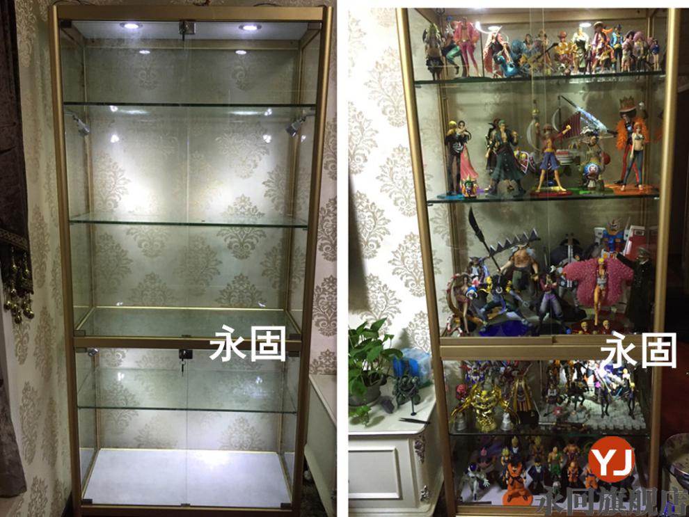 手办展示柜乐高模型展示柜防尘收纳透明玻璃柜玩具礼品积木展架家用