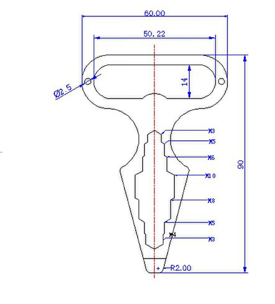 女子防身用品防狼尖刺edc多功能工具内角扳手螺丝起子开瓶器改锥单独