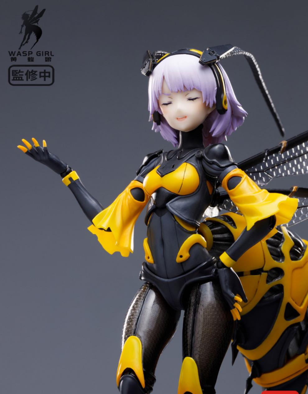 蜗之壳黄蜂机娘雪滴花计划waspgirl黄蜂娘翁酱可动生日礼物全新现货