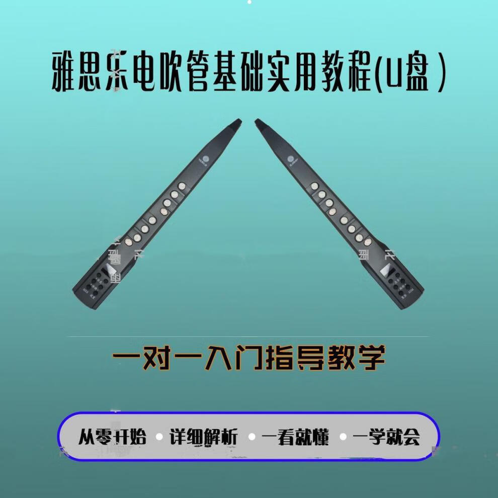 罗兰雅佳雅思乐电吹管视频教学优盘电吹管教程学习初学者入门定制罗兰