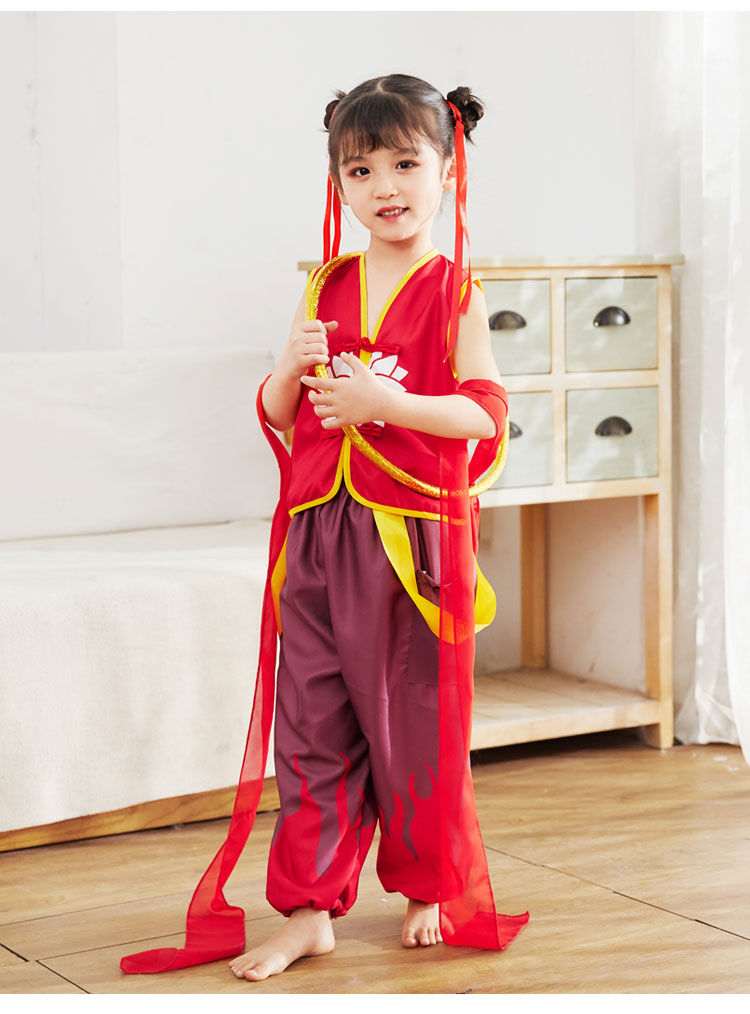 哪吒之魔童降世儿童衣服六一儿童幼儿园演出服角色扮演cosplay表演小