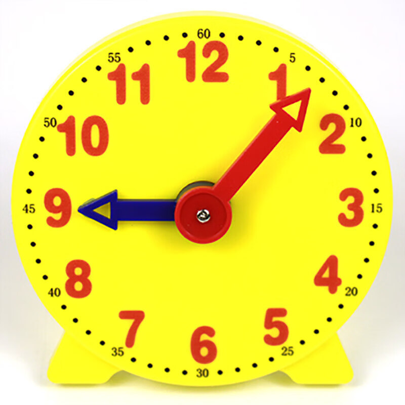 钟表模型 钟面模型 小学数学教具学具 学生用3三针12.