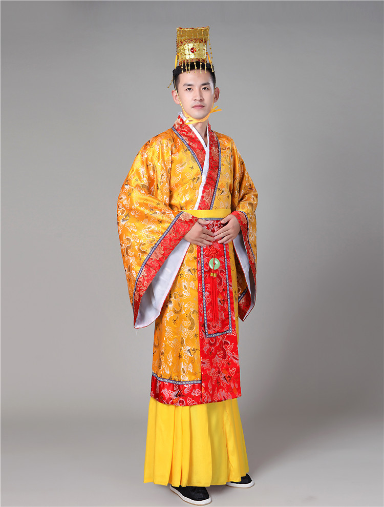 迪牧欧龙袍秦朝古代唐朝皇帝男古装皇上服装太子秦王汉武帝楚王演出