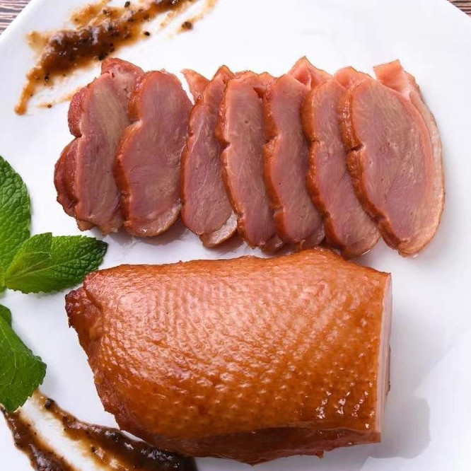 鸭胸肉烟熏冷冻烟熏鸭胸西餐茶餐厅即食沙拉熟鸭胸2包份法拉尔特超值2