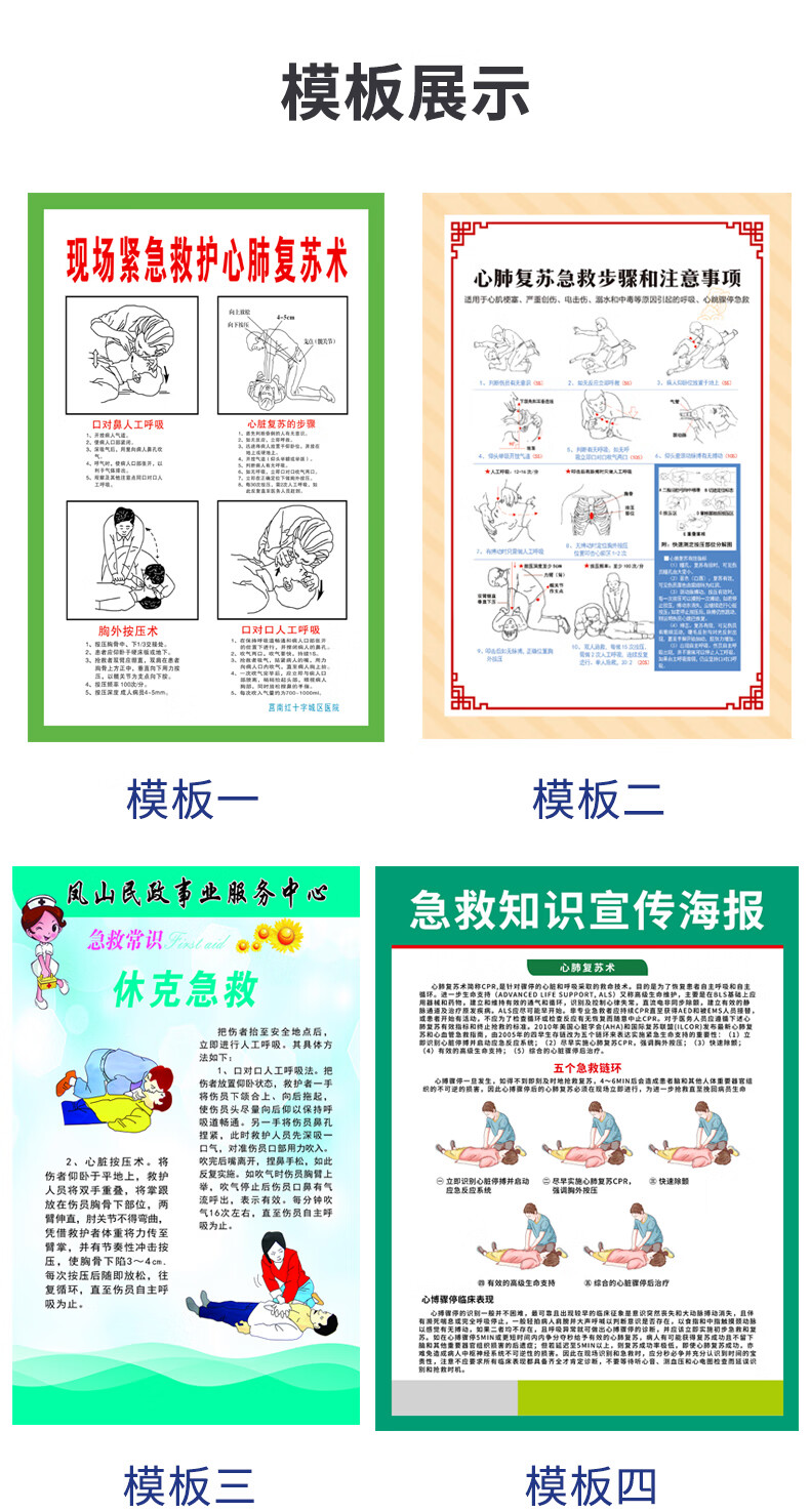 海姆立克急救法海报 海姆立克急救法挂图医院心肺复苏