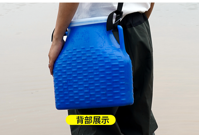 黄鳝桶鳝鱼鱼桶钓鱼鱼娄篓子路亚溪流【两用型】12l绿色【图片 价格