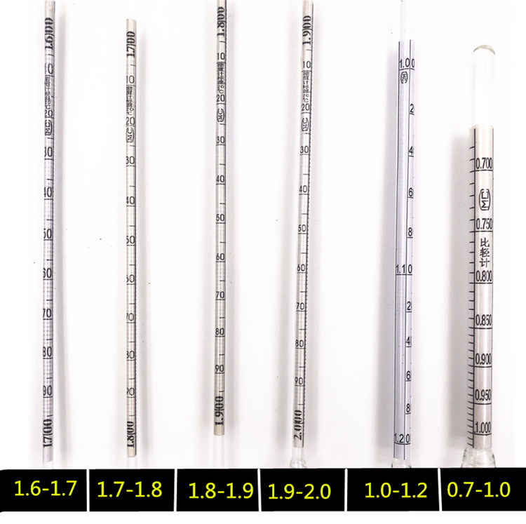 液体玻璃浮计波美计汽油柴油浓度计婆美比重计密度仪0710