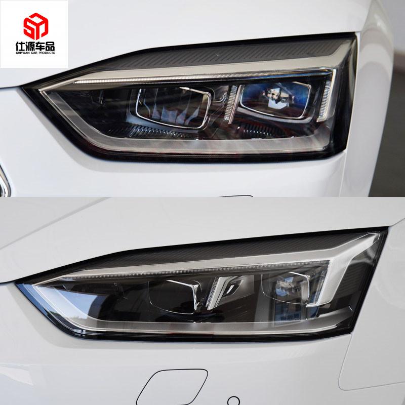 适用17181920款奥迪a5s5rs5掀背敞篷sportbackcoupe大灯罩精品高透主