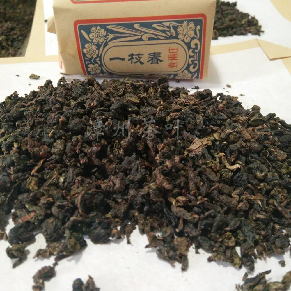 霞漳牌150克漳州茶厂霞漳牌流香色种一枝春茶叶组合福建古早味黑乌龙