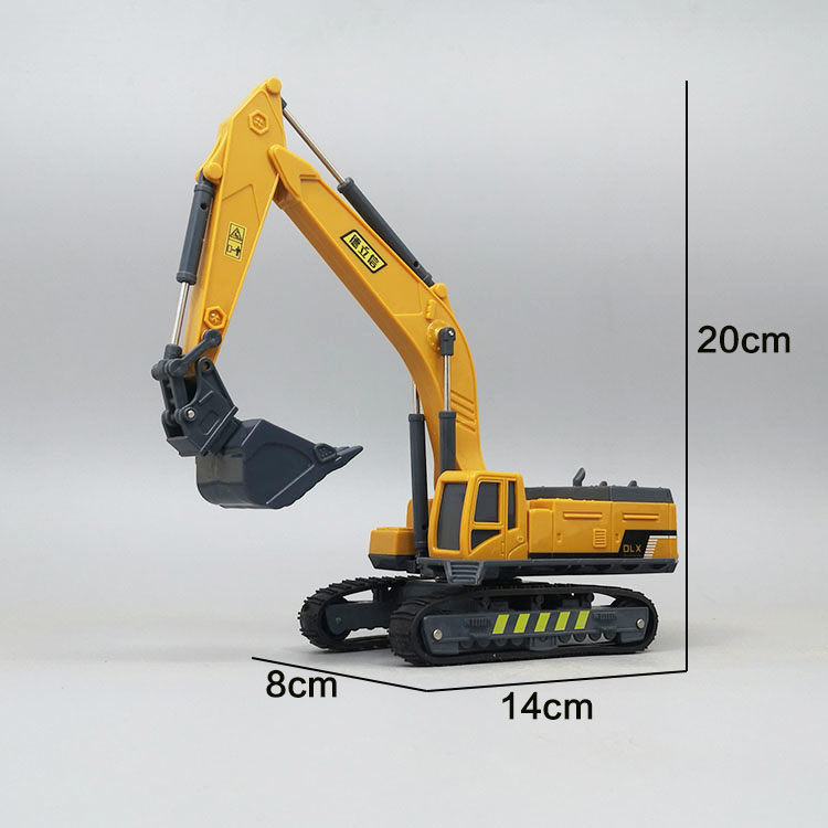儿童玩具挖机儿童工程车模型破碎锤抓木机抓石机男孩套装换头挖掘机