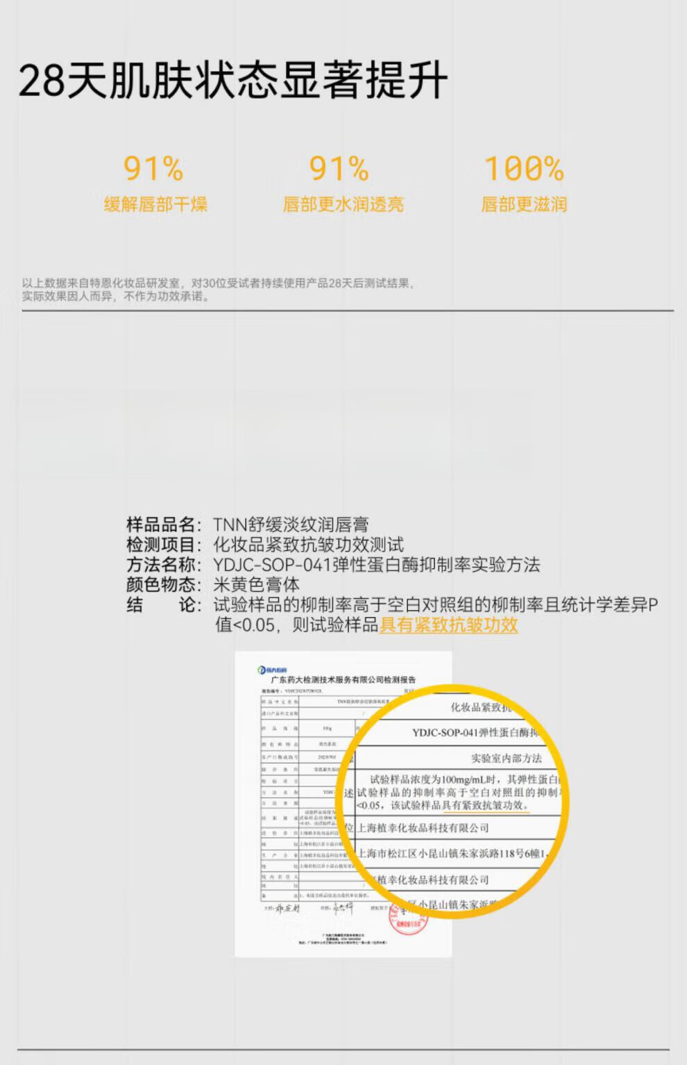 TNN【官方直售店】TNN舒缓淡纹润唇膏红没药醇蓝铜胜肽VC防干裂旗舰 【舒缓滋润】1支  官方店旗舰 4g