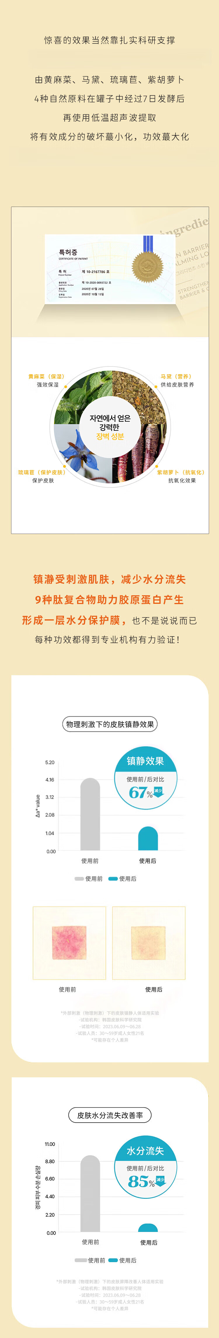 Ongredients保税发货韩国ongredients屏障镇静乳液清爽保湿紧致化妆前乳打底 ongredients屏障镇静乳液200ml
