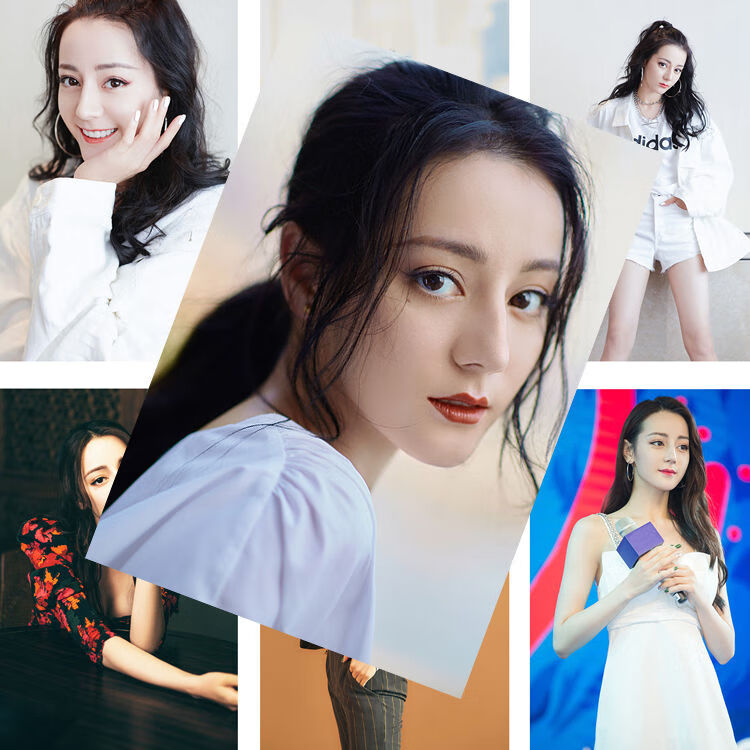 欧凯奇迪丽热巴海报亲笔签名写真照片周边卧室宿舍超大高清墙纸墙贴