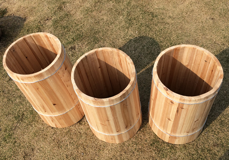 土蜂蜜蜂桶圆桶蜂箱格子全套锈蜂密分蜂工具老杉木成品中蜂桶上28下