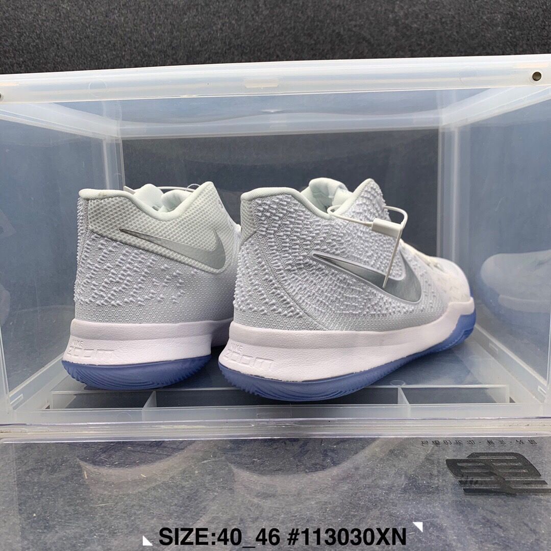 欧文3代篮球鞋kyrie3战靴4气垫男女运动鞋低帮黑白耐磨防滑实战鞋中国