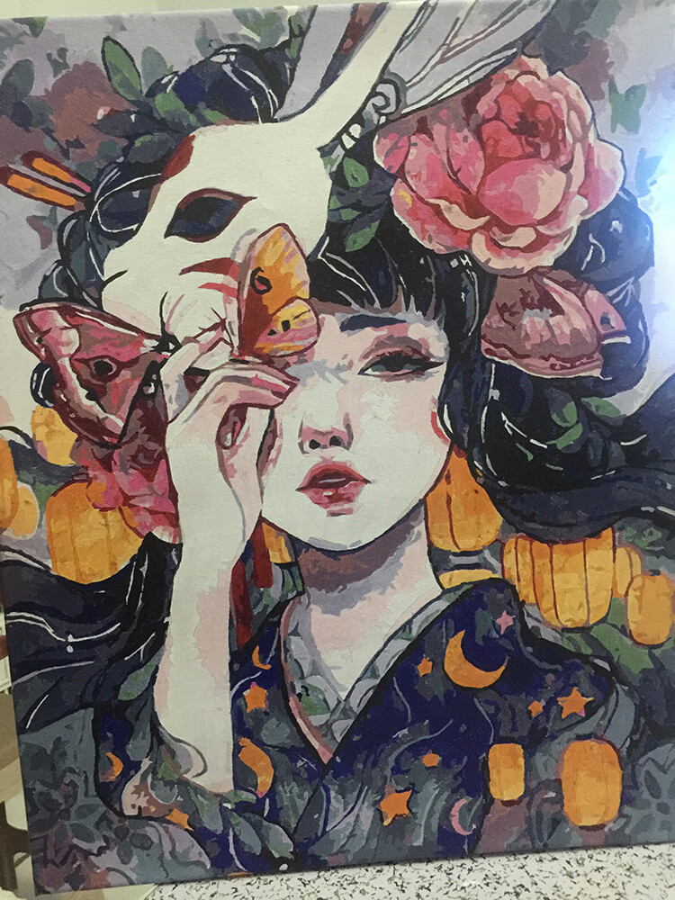 5cm厚 彩色画板 颜料 画