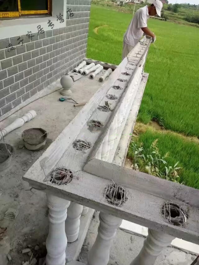 压线模具阳台栏杆护栏扶手线预制水泥grc欧式构件花瓶