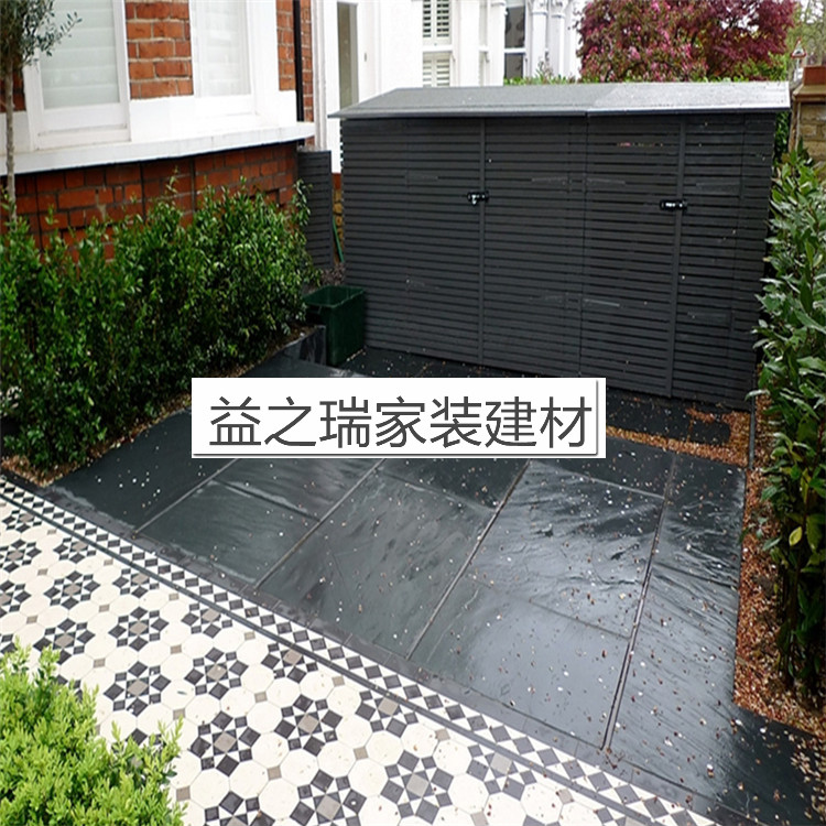 室外防冻地砖天然青石板别墅庭院花园地砖户外仿古文化石室外防滑耐磨