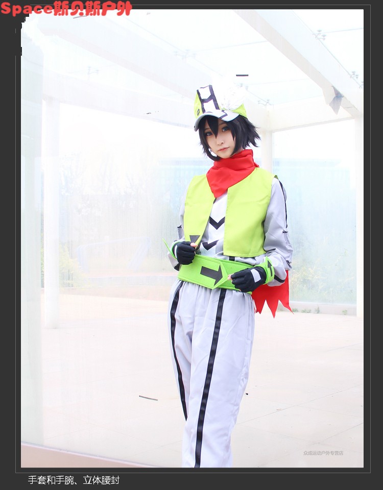 凹凸世界cos 卡米尔 雷狮 cosplay服装假发 男生服装全套(送精灵耳) l