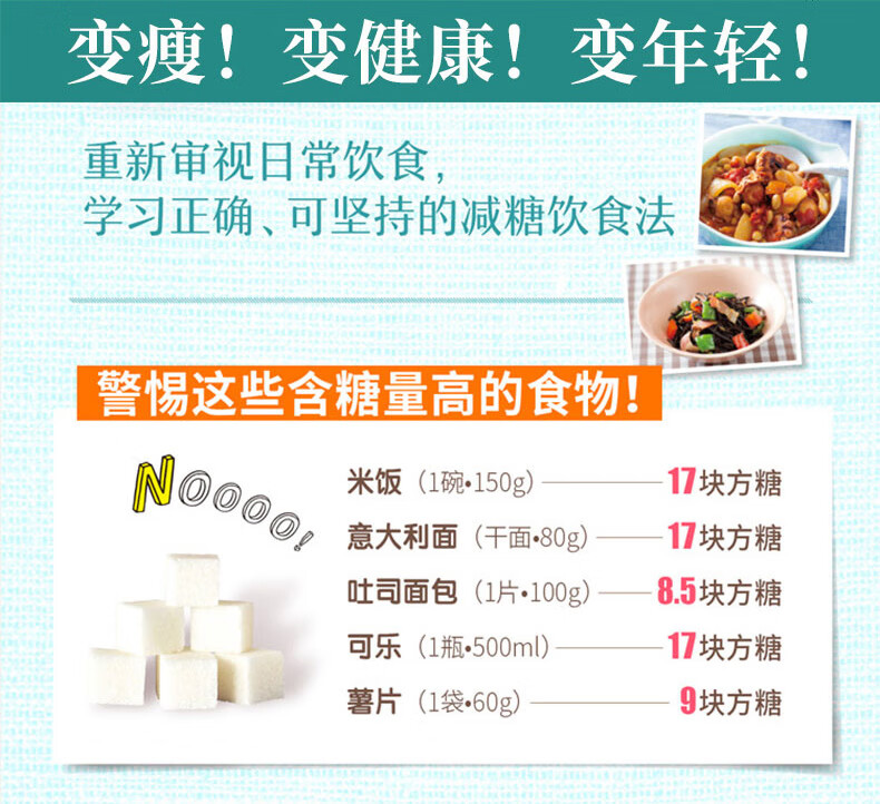 樊登推荐全2册减糖生活书周一断食正版抗糖书籍控糖食谱饮食减醣戒糖