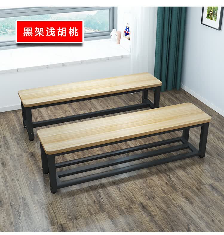 长条凳长板凳带坐垫长凳换鞋凳床尾凳浴室凳更衣室健身房休息凳2 单层