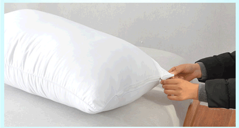 床上用品 纤维枕 杞沐 立体枕芯绗缝 可水洗枕芯 单人成人高中低枕头