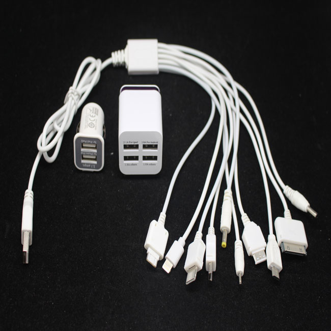 25mm圆头充电器数据线一拖五十typec35t型口usb电源线多功能沭露充电