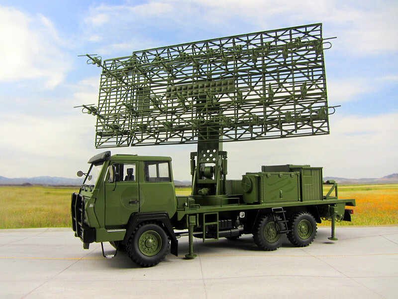 1:30中国04e型雷达车模型 平板防空雷达车仿真合金成品摆件收藏【图片