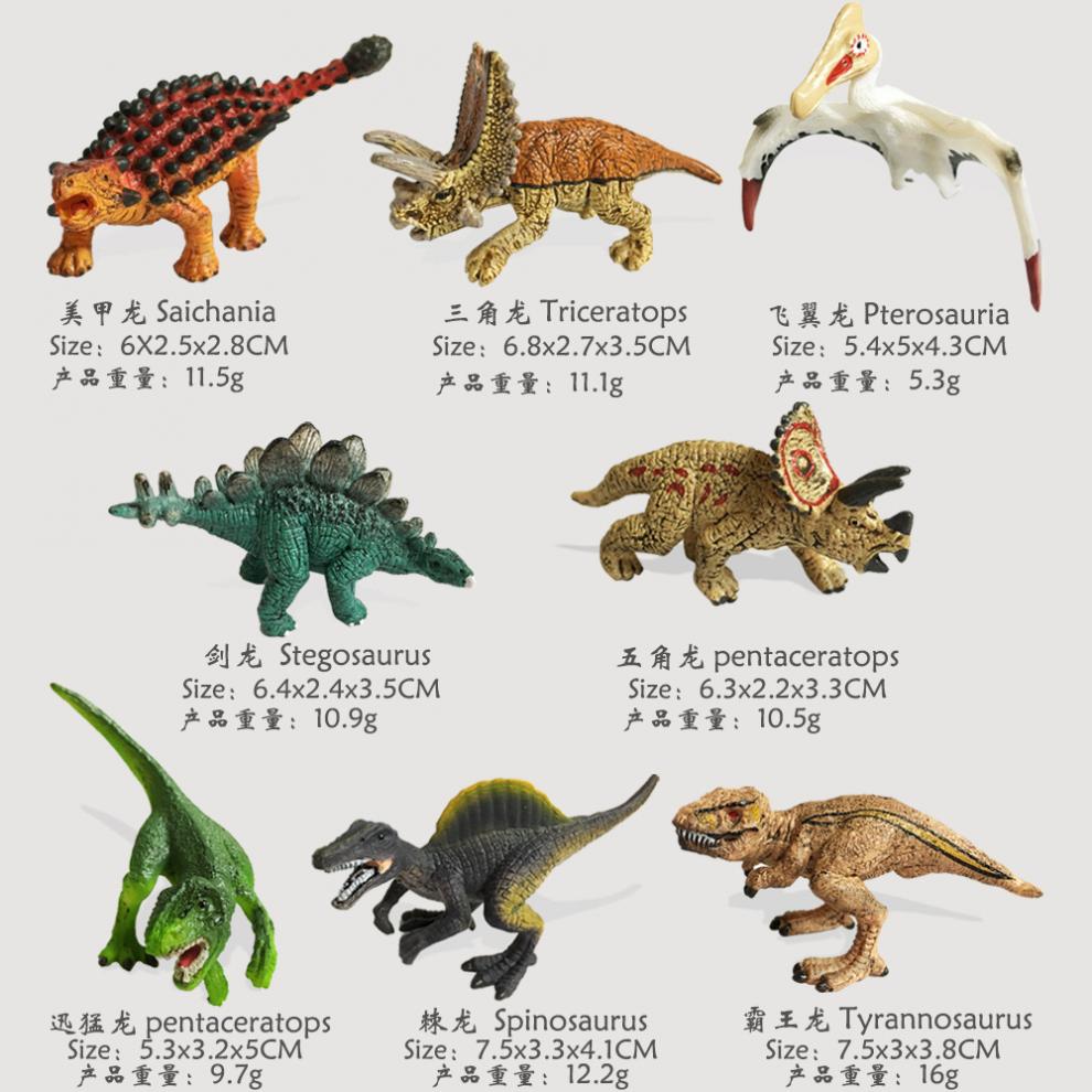 抖音同款36款可选 侏罗纪恐龙模型 实心霸王龙恐龙玩具 仿真恐龙模型