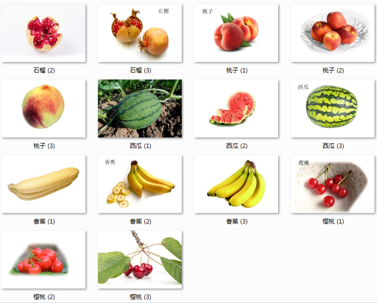 食物相似配对卡片水果动物生活用品自闭症孤独症儿童语言发育迟缓 6寸