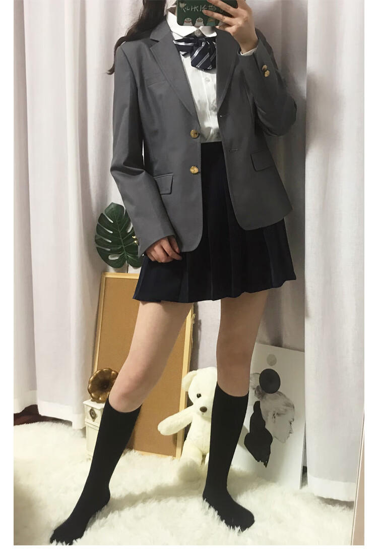 【学院风jk制服】日本春秋西式外套jk制服西装套装女高中生学生校服