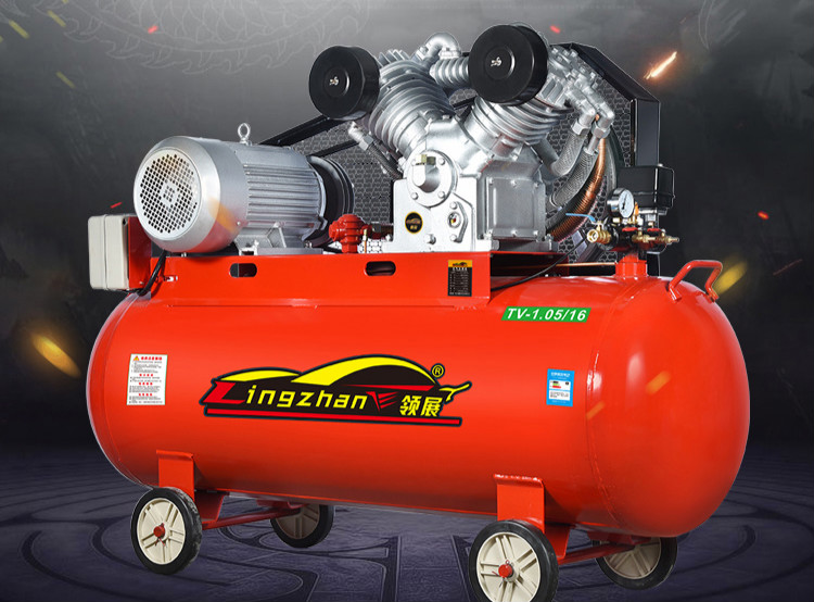 220v空压机工业级大型高压打气泵小型气泵喷漆220v汽修空气压缩机配件