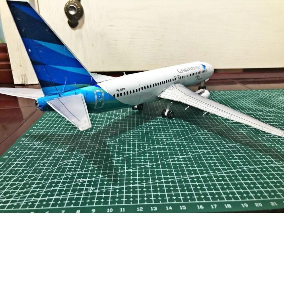 有制作视频diy手工拼装立体纸模型波音737系列民客飞机航空3d折纸