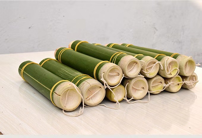 竹筒粽子现新鲜圆竹筒 定制粽子模型 竹筒饭蒸筒 商用家用 竹筒子 外