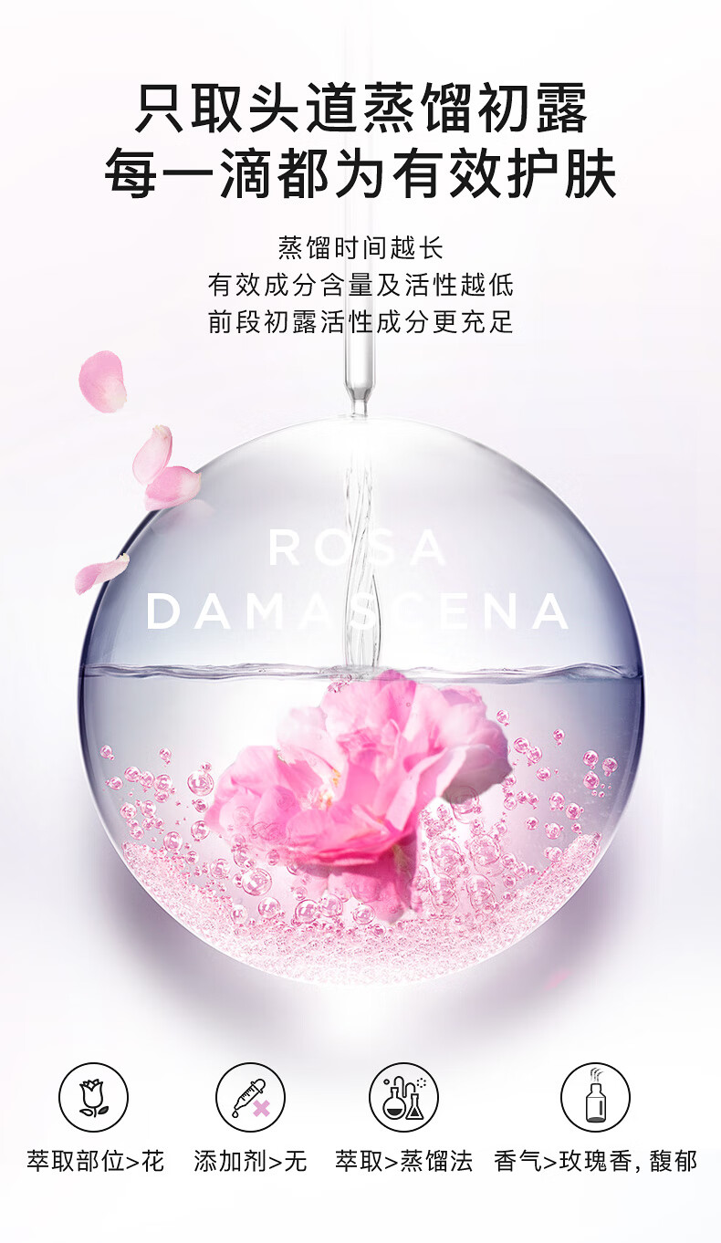 Florihana馥家法国F家大马士革玫瑰纯露1000ML*2莹润补水保湿爽肤化妆水