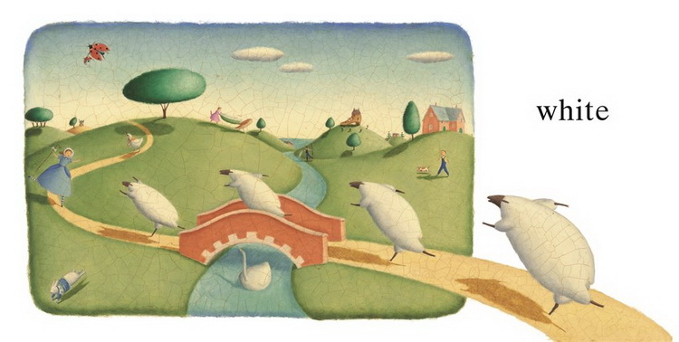 【英文原版】alison jays colours 碎蛋壳画家 让想象飞 纸板书